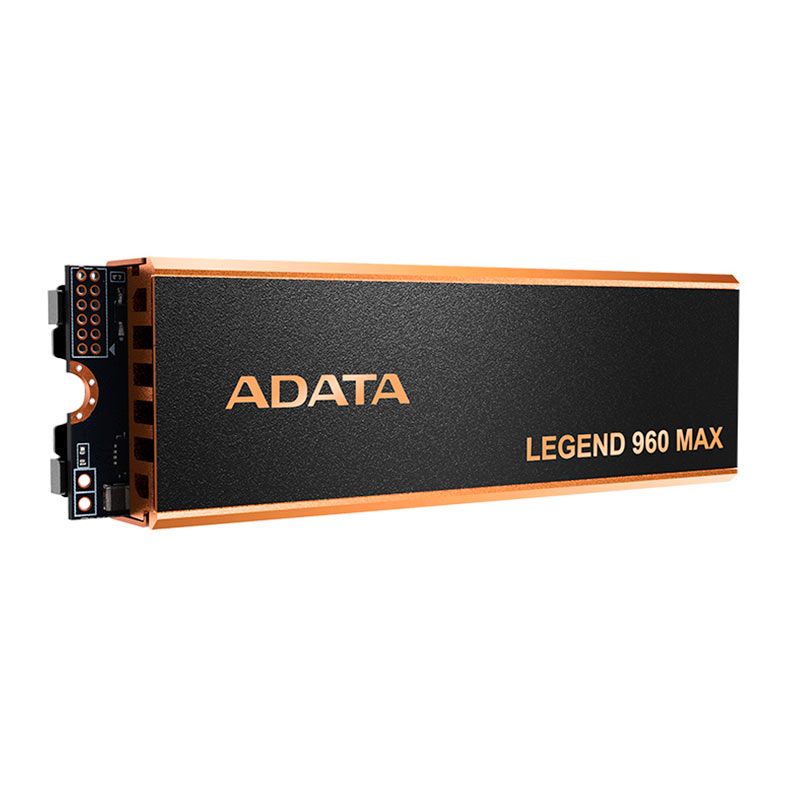 SSD Adata Legend 960 Max, 1TB, M.2 2280, PCIe NVMe, Leitura 7400 MB/s, Gravacao 6800 MB/s, ALEG-960M-1TCS