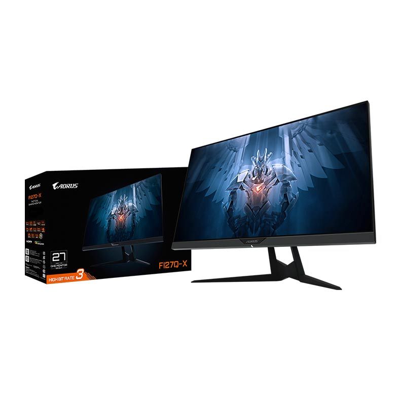 Monitor Gamer Gigabyte Aorus FI27Q-X 27" 0,3ms 240Hz QHD G-Sync Altura Ajustavel HDMI/DP, AORUS FI27Q-X