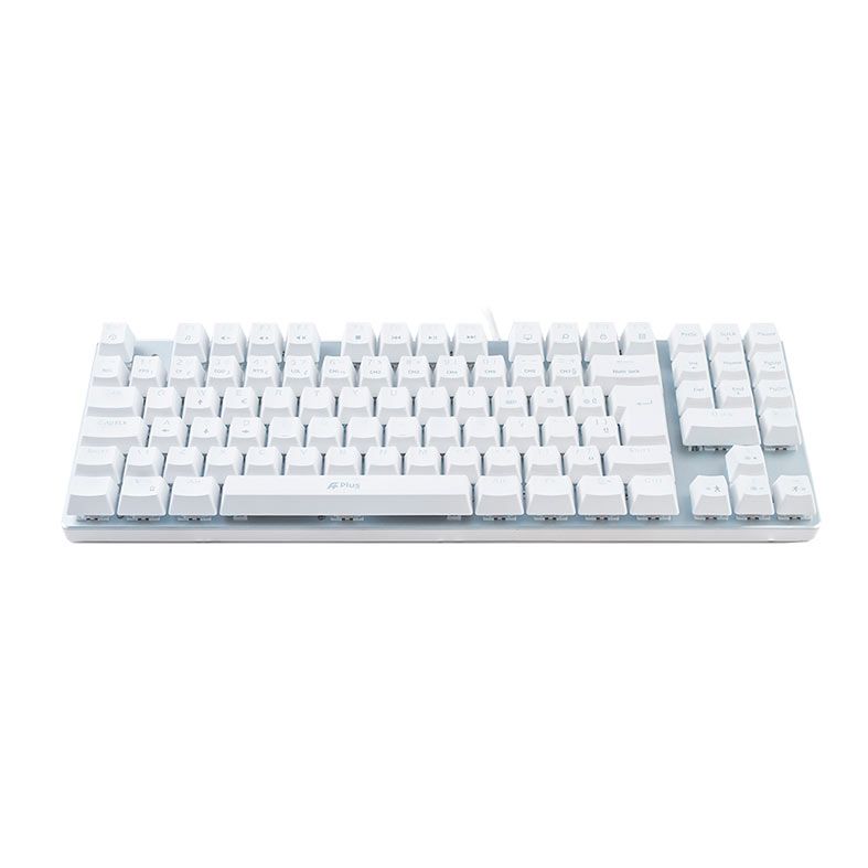 Teclado Mecanico Gamer A+ Plus Tech Barak, Led Branco, ABNT2, Switch Vermelho, USB, Branco, AP-KB-3883W