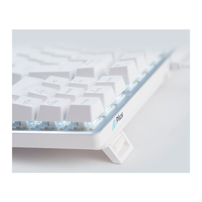 Teclado Mecanico Gamer A+ Plus Tech Barak, Led Branco, ABNT2, Switch Vermelho, USB, Branco, AP-KB-3883W