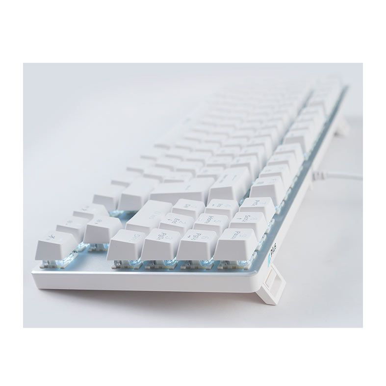 Teclado Mecanico Gamer A+ Plus Tech Barak, Led Branco, ABNT2, Switch Vermelho, USB, Branco, AP-KB-3883W