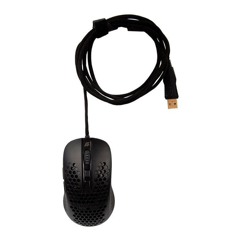 Mouse Gamer A+ Plus Tech Pyro, RGB, USB, 16000DPI, 7 Botoes, Preto, AP-ME-2992