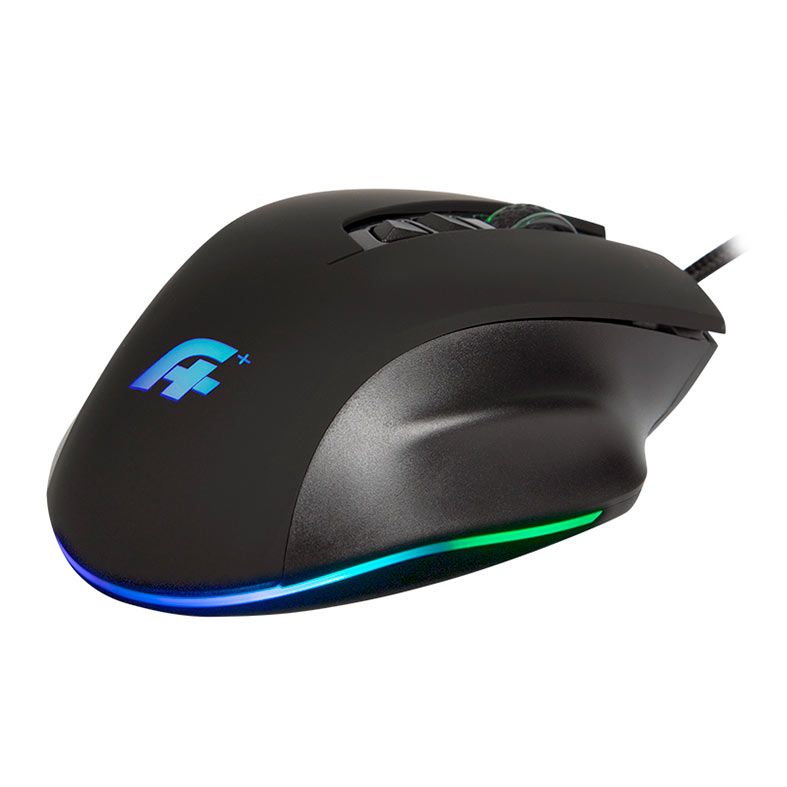 Mouse Gamer A+ Plus Tech Yuki, RGB, USB, 12000DPI, 7 Botoes, Preto, AP-ME-2995