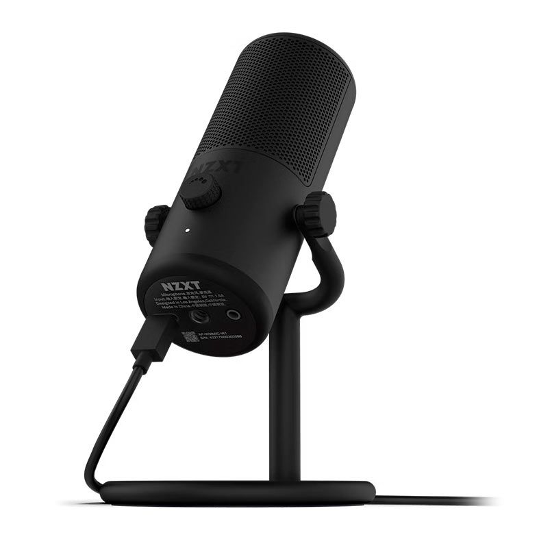 Microfone NZXT Capsule Mini, USB-C, Preto, AP-WMMIC-B1