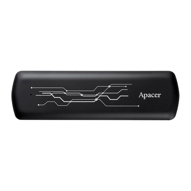 SSD Portatil Apacer AS722, 1TB, USB 3.2, Preto, AP1TBAS722B-1