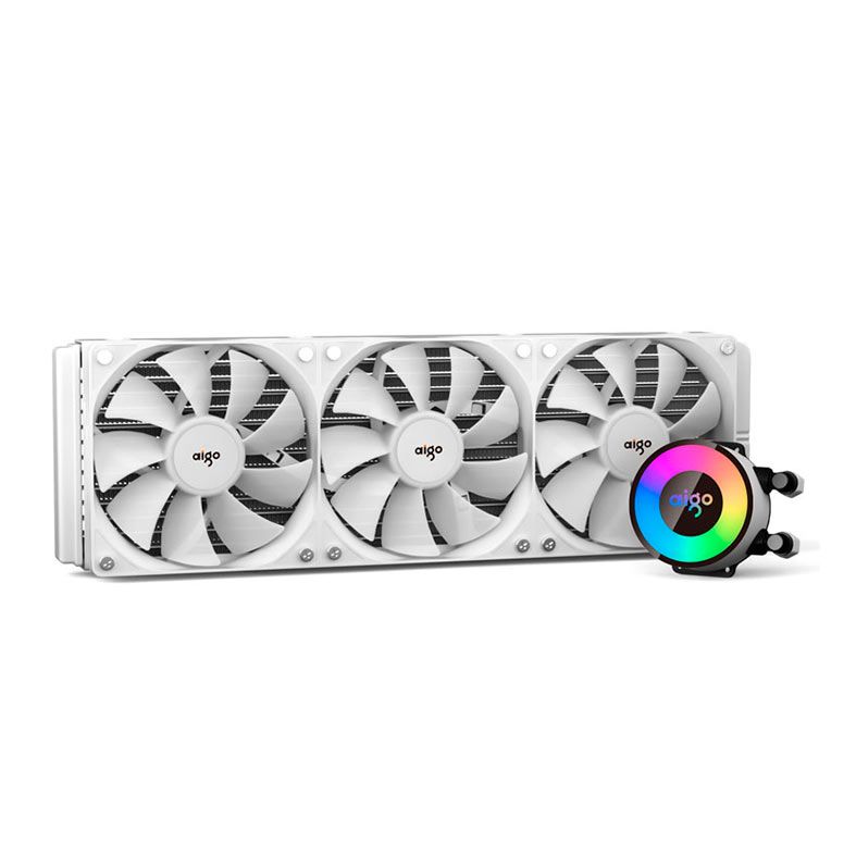Water Cooler Aigo Darkflash AP360, ARGB, 360mm, Branco, AP360WHITE