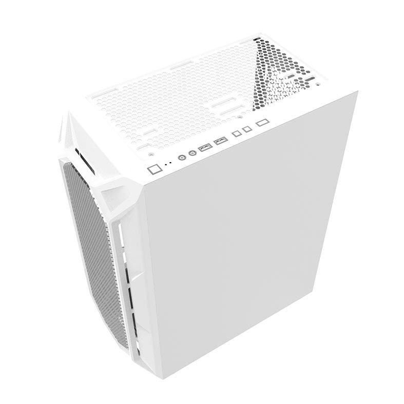 Gabinete Gamer Alseye Aqua, Mid-Tower, Lateral de Vidro, Branco, AQUA-WH