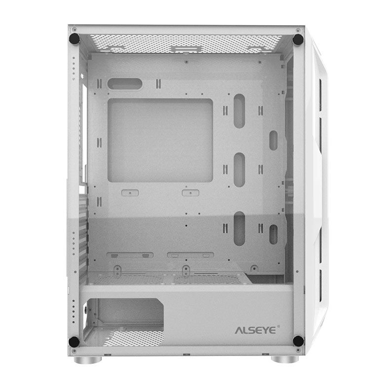 Gabinete Gamer Alseye Aqua, Mid-Tower, Lateral de Vidro, Branco, AQUA-WH