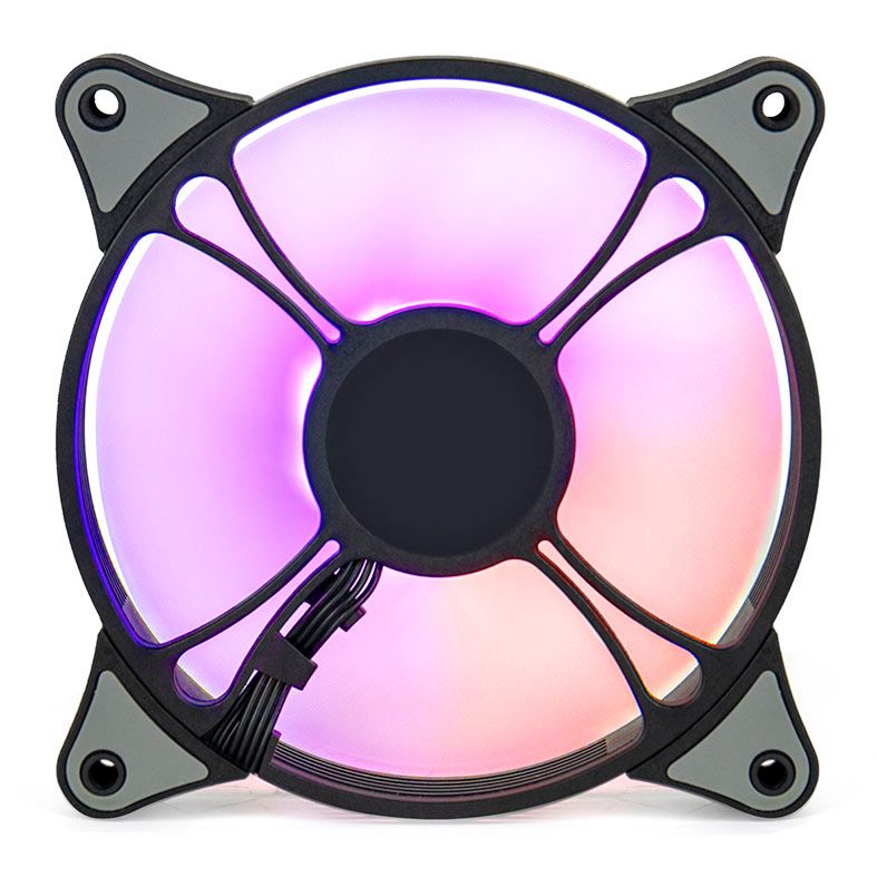 Ventoinha Aigo DarkFlash AR12 PRO Single, 120mm, ARGB, Preto, AR12-PRO-SINGLE