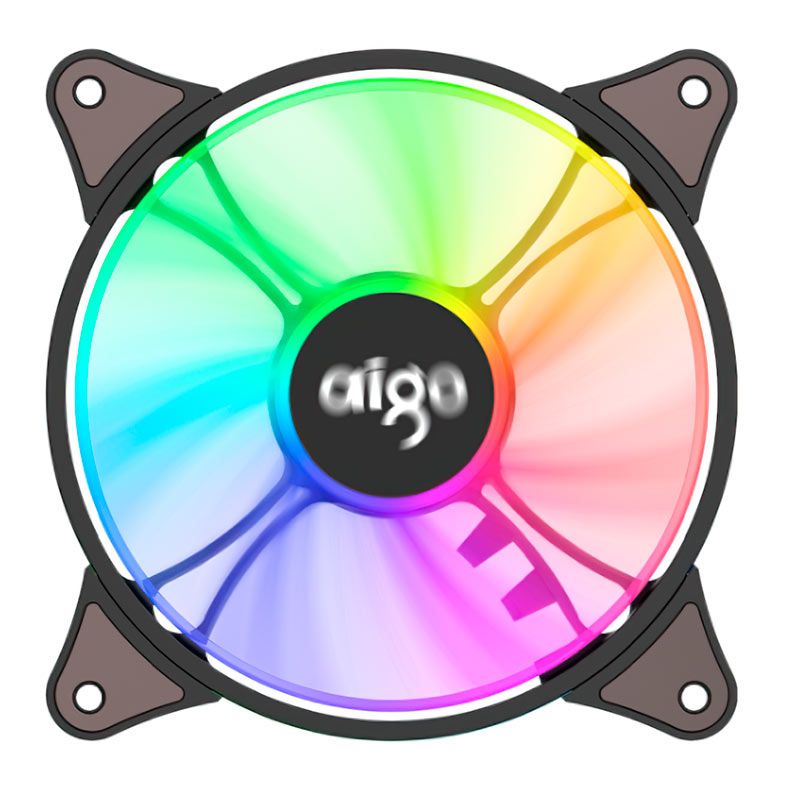 Ventoinha Aigo AR12, 120mm, ARGB, AR12