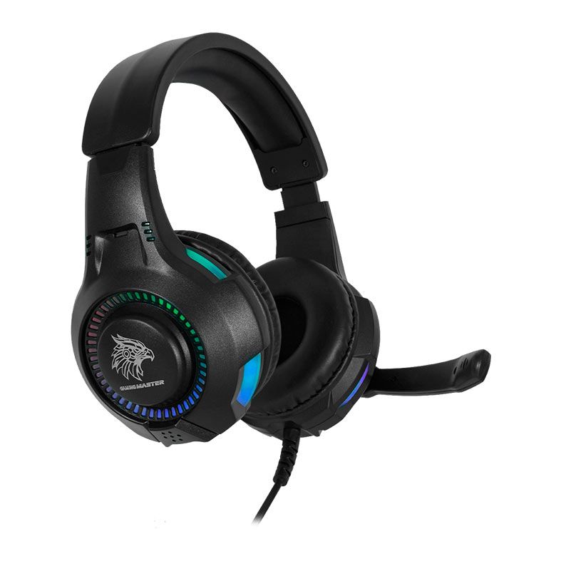 Headset Gamer K-Mex AR77, RGB, 7.1 Surround, Drivers 40mm, USB, Preto, AR7714SS21PPB2X