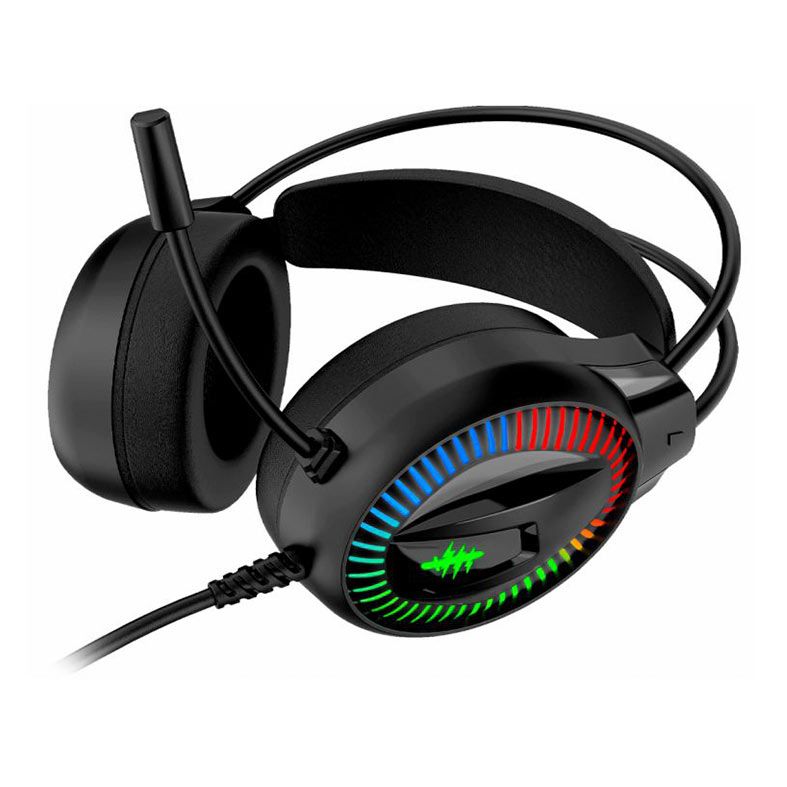 Headset Gamer K-Mex AR99, RGB, Drivers 50mm, Preto, AR9935SS21PPB1X