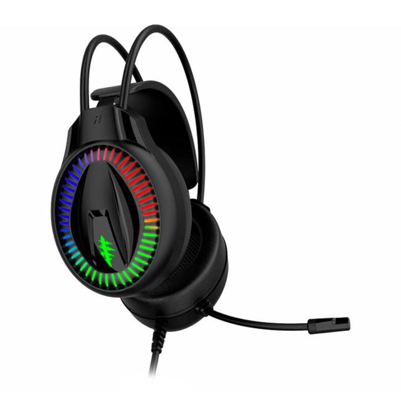Headset Gamer K-Mex AR99, RGB, Drivers 50mm, Preto, AR9935SS21PPB1X