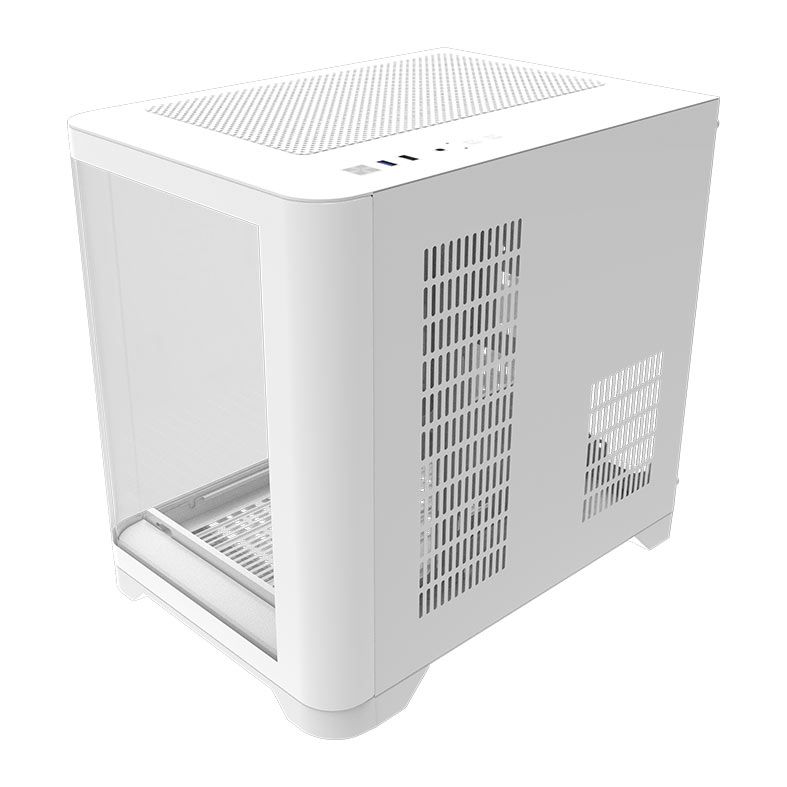 Gabinete Gamer Aigo Darkflash Arc1 Mini, Mid-Tower, Lateral de Vidro, Branco, ARC1-MINI-WHITE