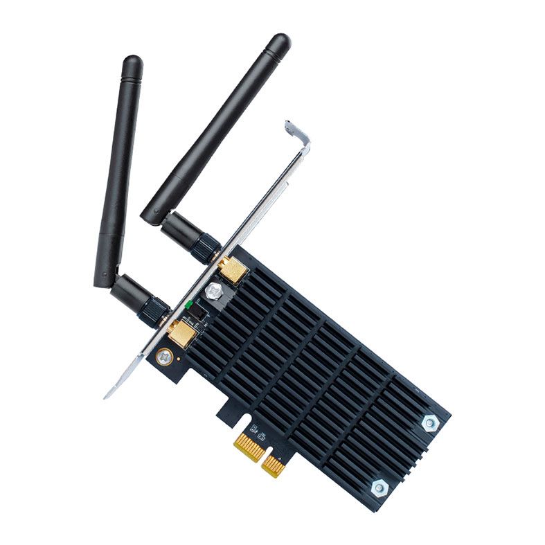 Placa de Rede Wireless TP-Link Archer T6E, AC1300, Dual Band, PCI Express 2 Antenas, ARCHER-T6E-V2