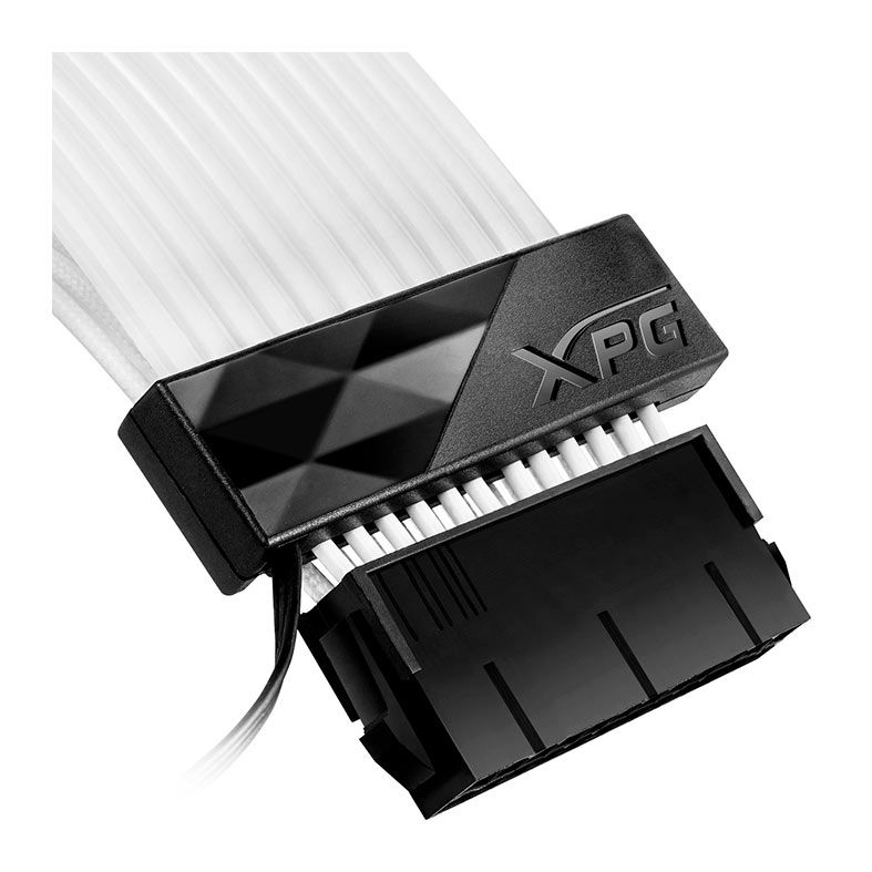 Cabo Extensor Sleeved XPG Prime, ARGB, 24 Pin-MB, ARGBEXCABLE-MB-BKCWW