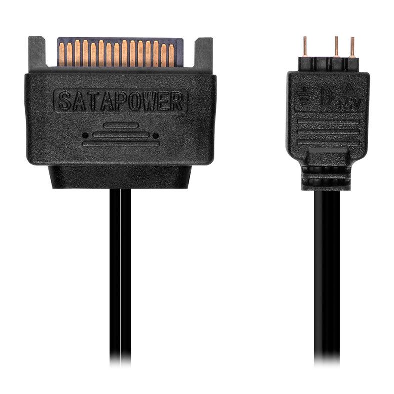 Cabo Extensor Sleeved XPG Prime, ARGB, 24 Pin-MB, ARGBEXCABLE-MB-BKCWW
