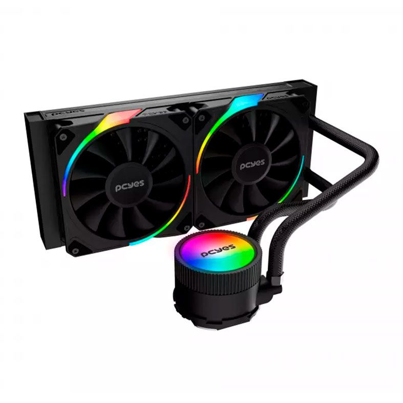 Water Cooler Pcyes Sangue Frio 3, ARGB, 240mm, Preto, ARGBSF3240BR