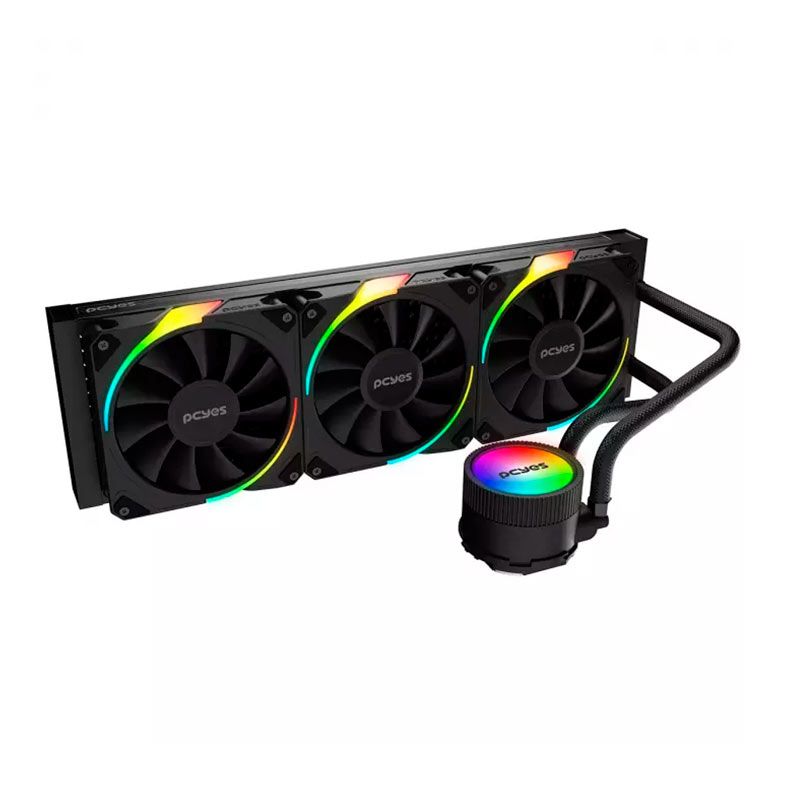 Water Cooler Pcyes Sangue Frio 3, ARGB, 360mm, Preto, ARGBSF3360BR
