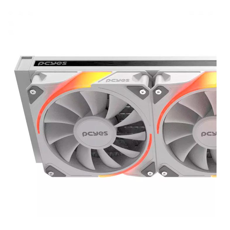 Water Cooler Pcyes Sangue Frio 3, ARGB, 360mm, Branco, ARGBSF3360WGBR
