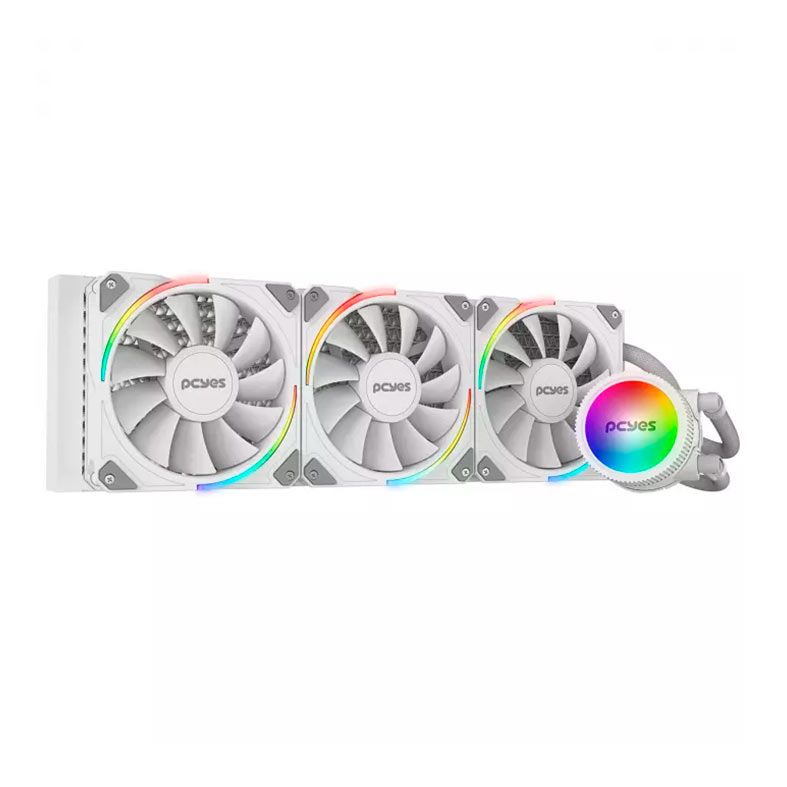 Water Cooler Pcyes Sangue Frio 3, ARGB, 360mm, Branco, ARGBSF3360WGBR