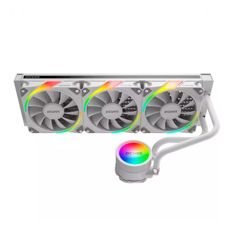 Water Cooler Pcyes Sangue Frio 3, ARGB, 360mm, Branco, ARGBSF3360WGBR