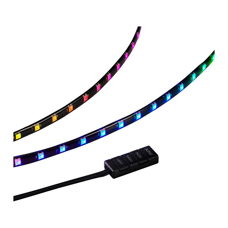 Fita led XPG Prime ARGB Led Strip, 5V, 60cm, Magnetica, C/Controle, ARGBSTRIP-BKCWW