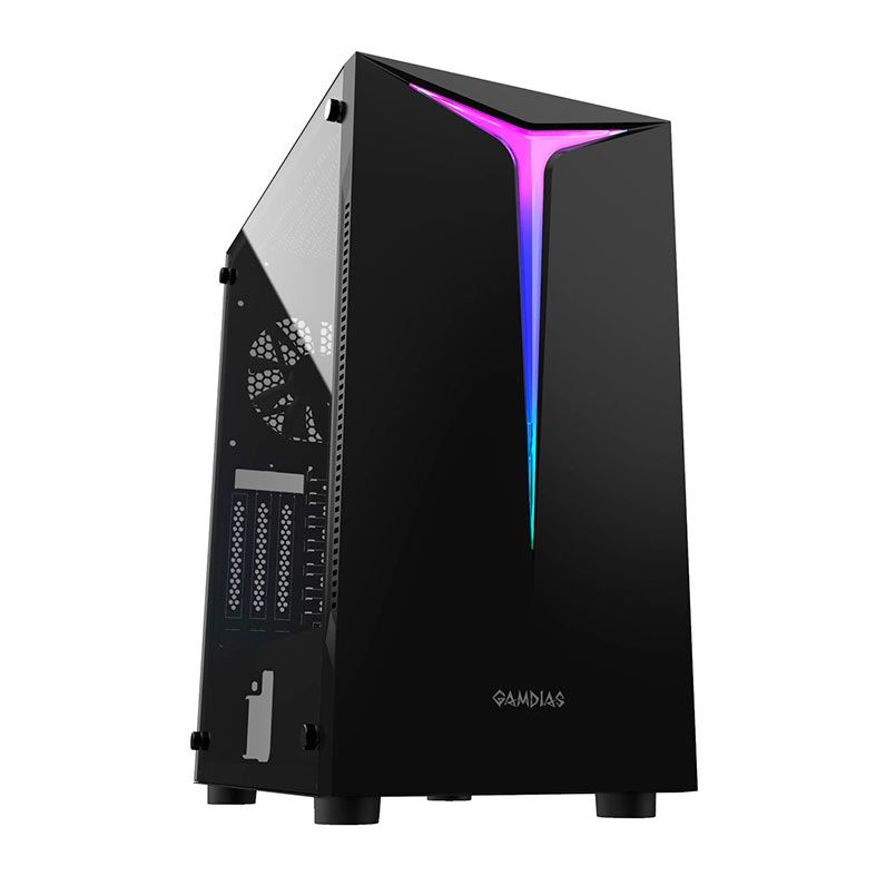 Gabinete Gamer Gamdias Argus E2 Elite, RGB, Lateral Vidro, ARGUS-E2-ELITE