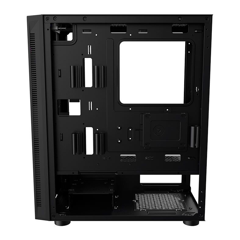 Gabinete Gamer Gamdias Argus E4 Elite, RGB, Mid-Tower, Lateral Vidro, Preto, ARGUS-E4-ELITE