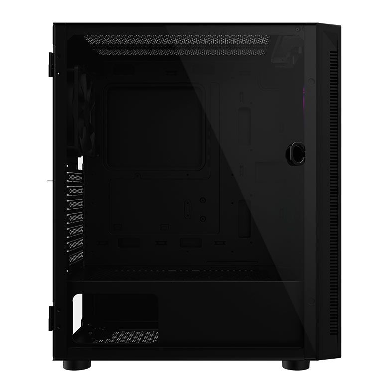 Gabinete Gamer Gamdias Argus E4 Elite, RGB, Mid-Tower, Lateral Vidro, Preto, ARGUS-E4-ELITE