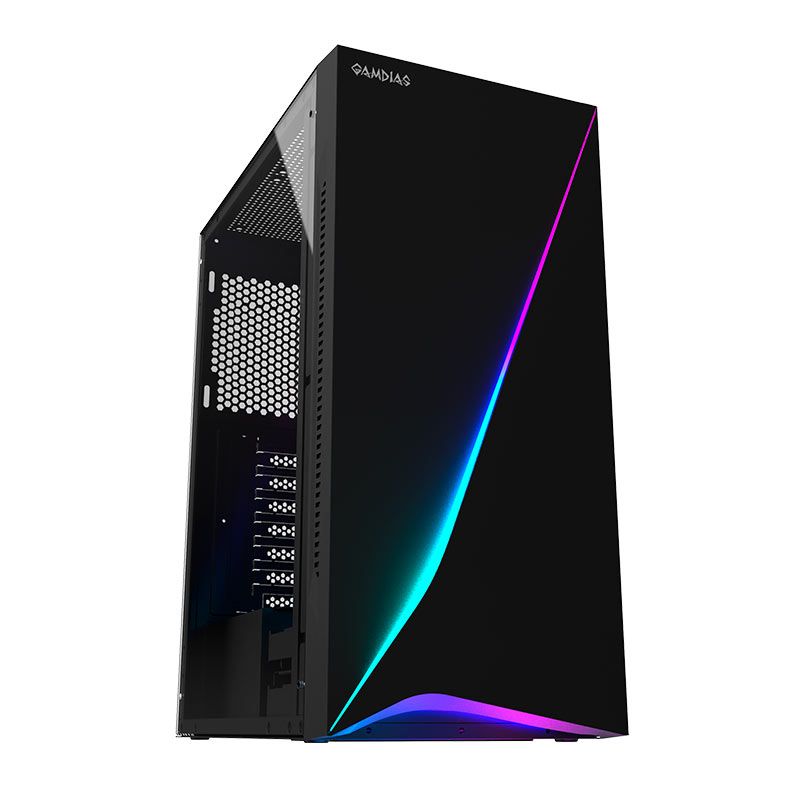 Gabinete Gamer Gamdias Argus E5, RGB, Lateral Vidro, ARGUS-E5