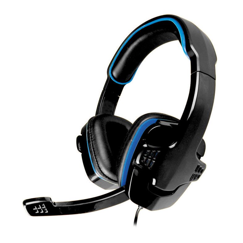 Headset Gamer K-MEX AR-S501, Drivers 40mm, Preto e Azul, ARS5010S10PABOX
