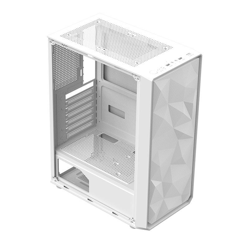 Gabinete Gamer Alseye AS305, Mid-Tower, Lateral de Vidro, Branco, AS305WH