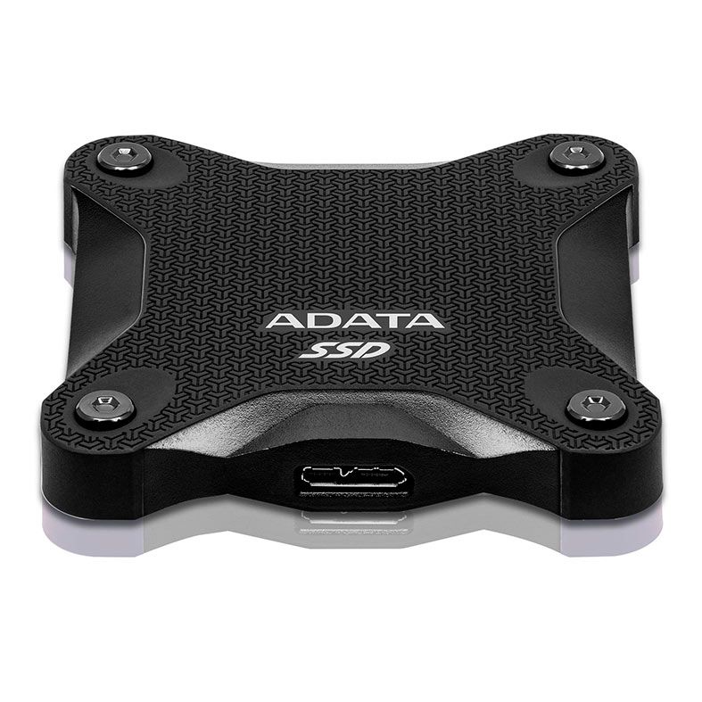 SSD Externo Adata SD600Q, 480GB, SATA, Leitura 440MB/s, Gravacao 440MB/s, ASD600Q-480GU31-CBK