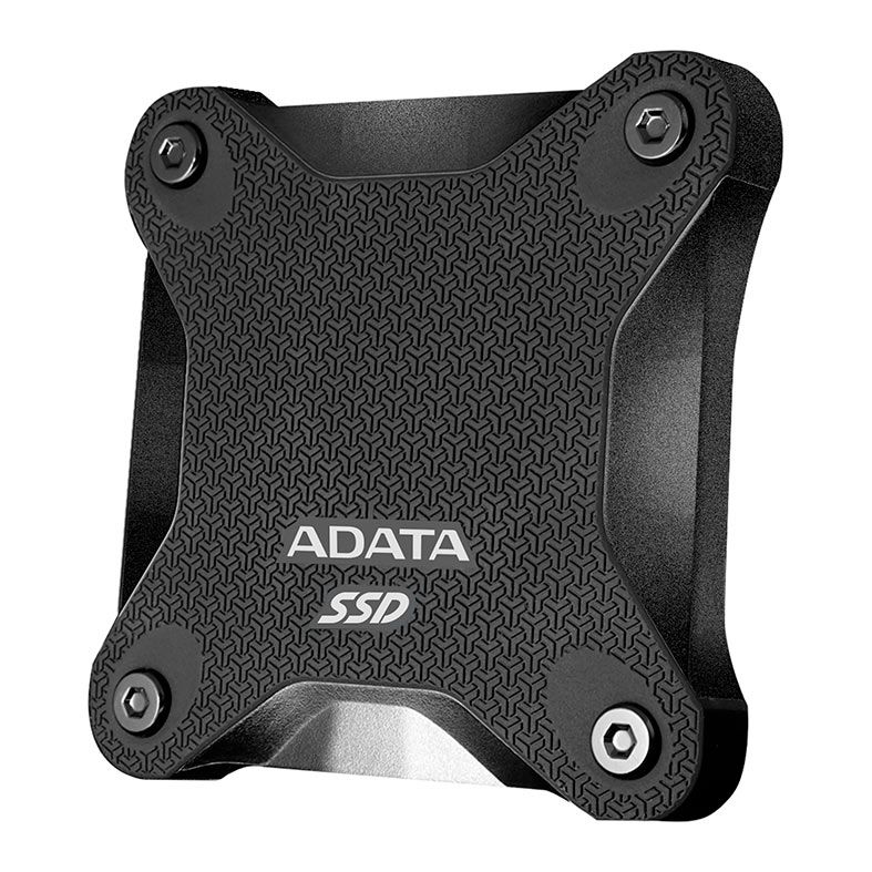 SSD Externo Adata SD600Q, 480GB, SATA, Leitura 440MB/s, Gravacao 440MB/s, ASD600Q-480GU31-CBK