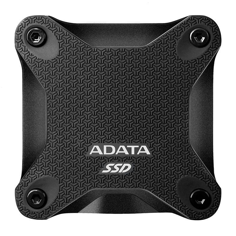 SSD Externo Adata SD600Q, 480GB, SATA, Leitura 440MB/s, Gravacao 440MB/s, ASD600Q-480GU31-CBK