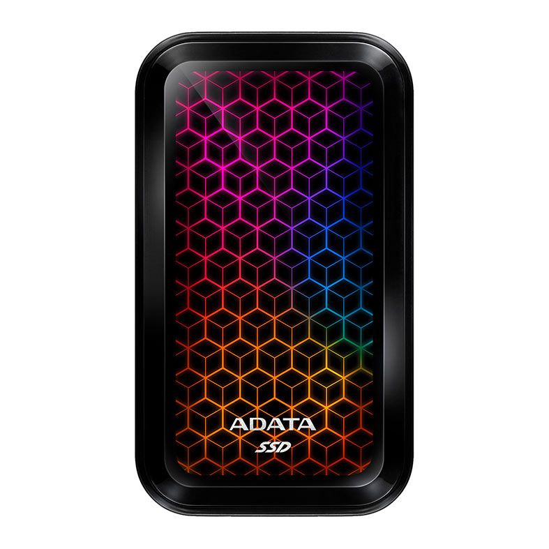 SSD Externo Adata SE770G, 1TB, USB 3.2/Type-C, Preto, ASE770G-1TU32G2-CBK