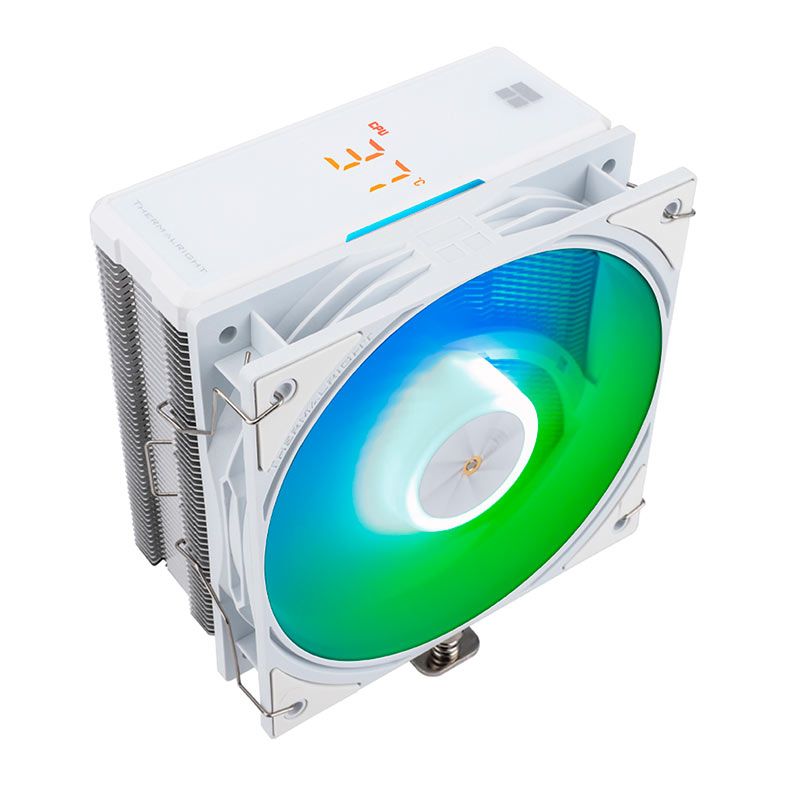 Cooler Para Processador Thermalright Assassin X 120 R Digital, ARGB, 120mm, Branco, TR-AX-120-R-DIG-WH-ARGB