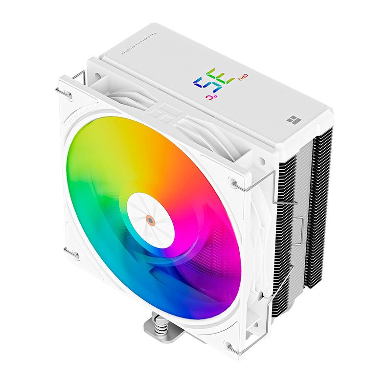 Cooler Para Processador Thermalright Assassin X 120 R Digital, ARGB, 120mm, Branco, TR-AX-120-R-DIG-WH-ARGB