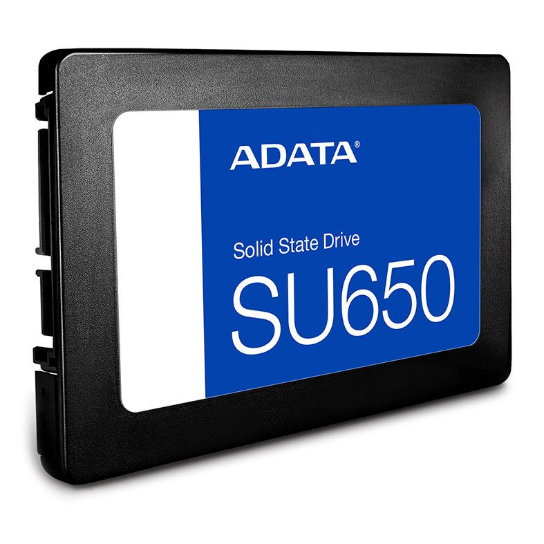 SSD Adata SU650, 256GB, 2.5, Sata III 6GB/s, Leituras 520MB/s, Gravacao 450MB/s, ASU650SS-256GT-R