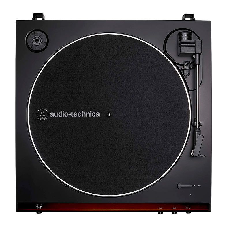 Toca-Discos Audio Technica AT-LP60X-BW, Marrom e Preto, AT-LP60X-BW