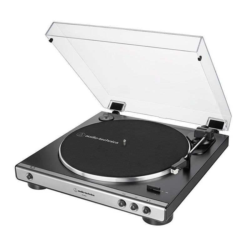 Toca-Discos Audio Technica AT-LP60X-GM, Cinza e Preto, AT-LP60X-GM-C
