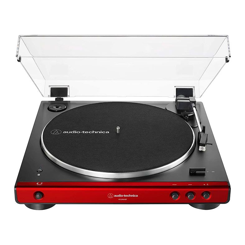 Toca-Discos Audio-Technica AT-LP60XBT, Bluetooth, Vermelho, AT-LP60XBT-RD-C