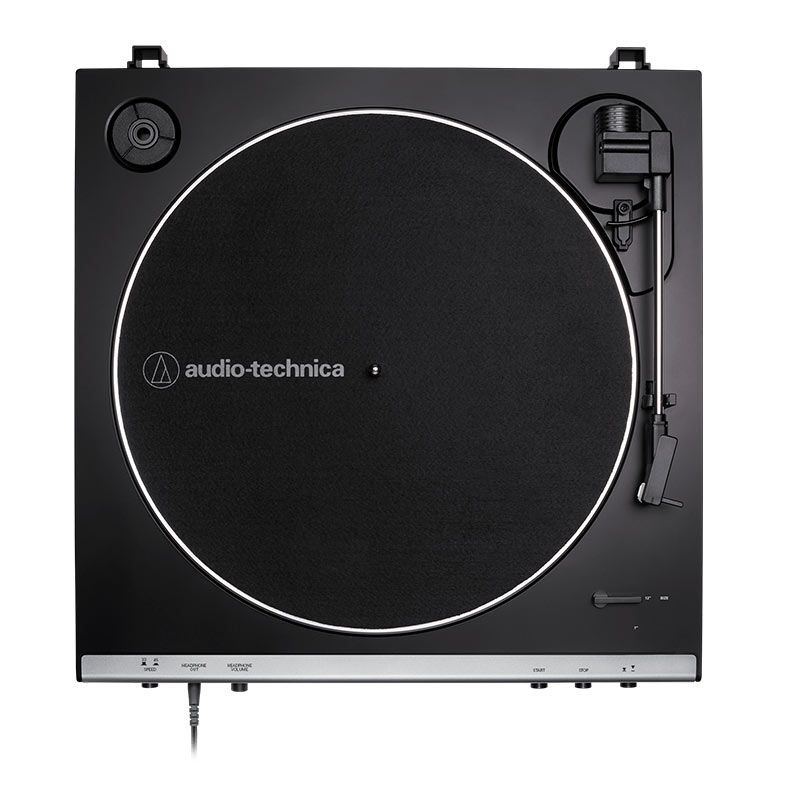 Toca-Discos Audio Technica AT-LP60XHP-GM, Prata e Preto, AT-LP60XHP-GM