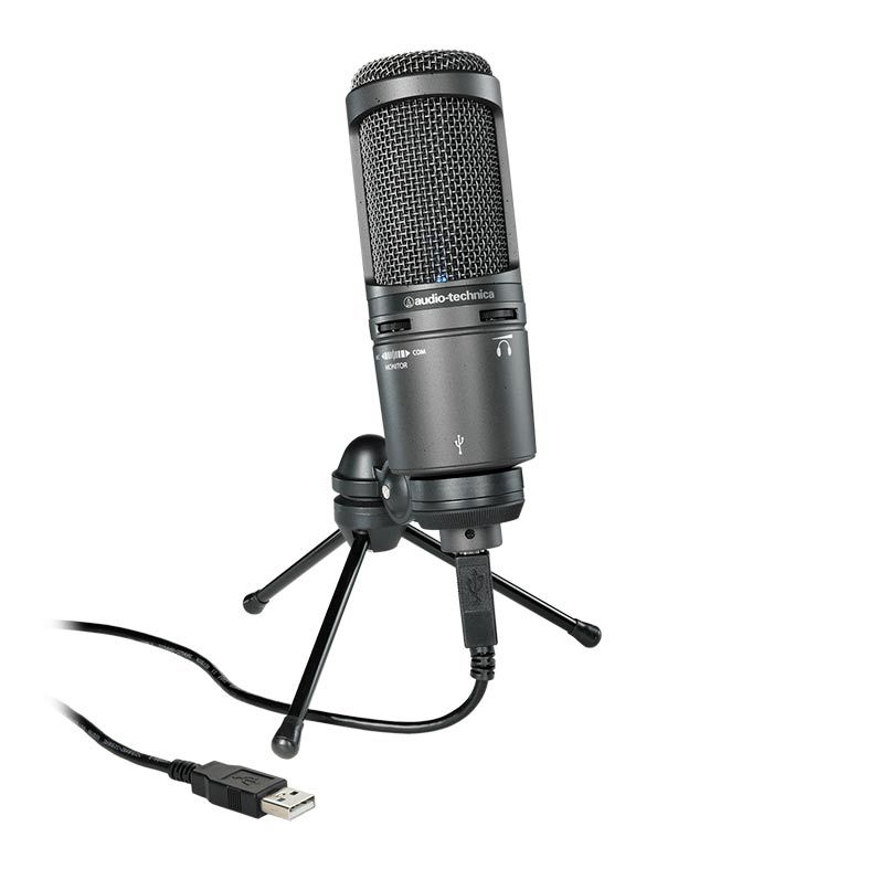 Microfone Condensador Audio Technica, AT2020USB+
