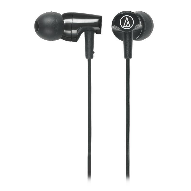 Fone de Ouvido Intra-Auriculares Audio-Technica SonicFuel ATH-CLR100IS, Drivers 8.5mm, Preto, ATH-CLR100IS BK