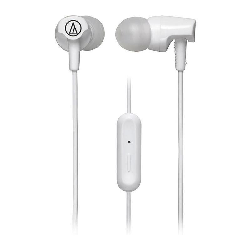 Fone de Ouvido Intra-Auriculares Audio-Technica SonicFuel ATH-CLR100IS, Drivers 8.5mm, Branco, ATH-CLR100IS WH