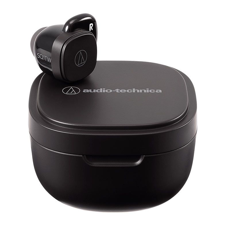 Fone de Ouvido Audio-Technica ATH-SQ1TW, Bluetooth, Preto, ATH-SQ1TW-BK