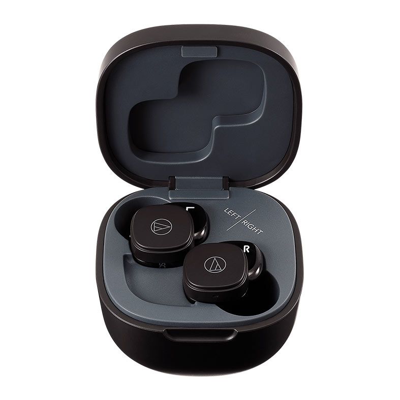 Fone de Ouvido Audio-Technica ATH-SQ1TW, Bluetooth, Preto, ATH-SQ1TW-BK