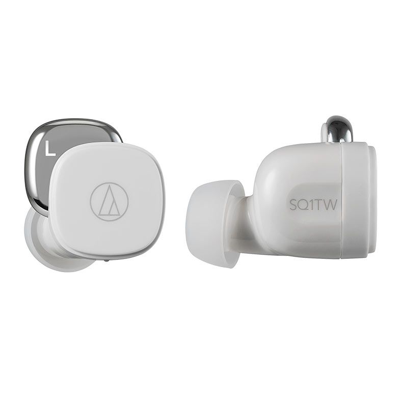 Fone de Ouvido Audio-Technica ATH-SQ1TW, Bluetooth, Branco, ATH-SQ1TW-WH